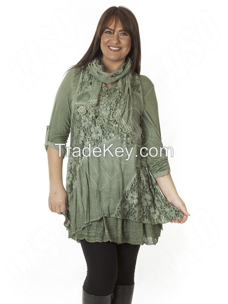 Italian Lagenlook tunic Dress