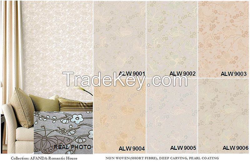 FAMIER Wallpaper Romantic House #ALW9001-9114