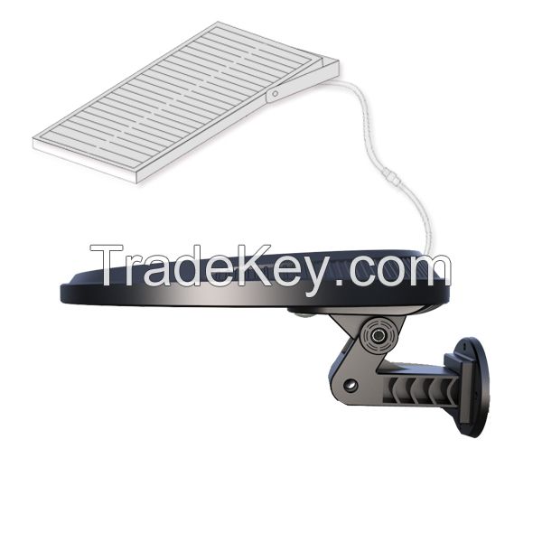 External Solar Panel Charged Rotatable and Detachable Solar Led Outdoor Wall Light