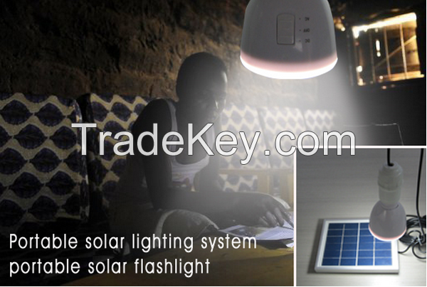 Small Home Lighting System Solar Torch Light for Wholesale