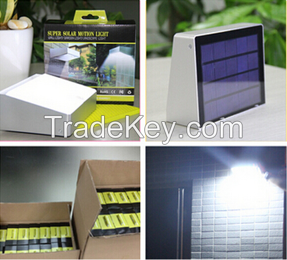 Waterproof Aluminum Lamp Body Led Solar Motion Wall Light for Outdoor
