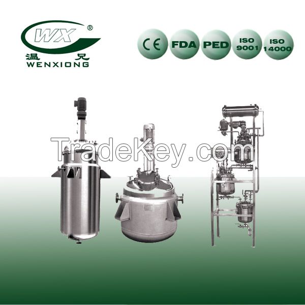 chemical mixing tank  with agitator   stainless steel  tanks  steel  reactors