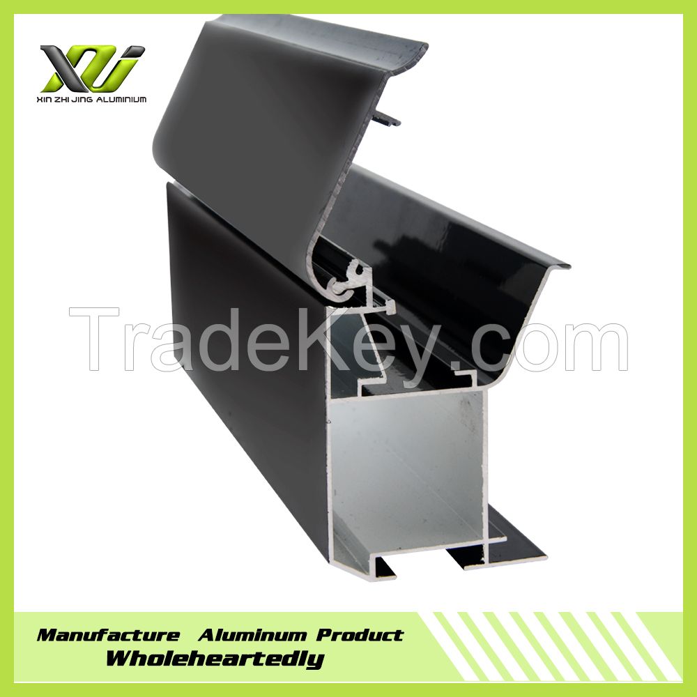 Anodization black extrusion aluminum profile