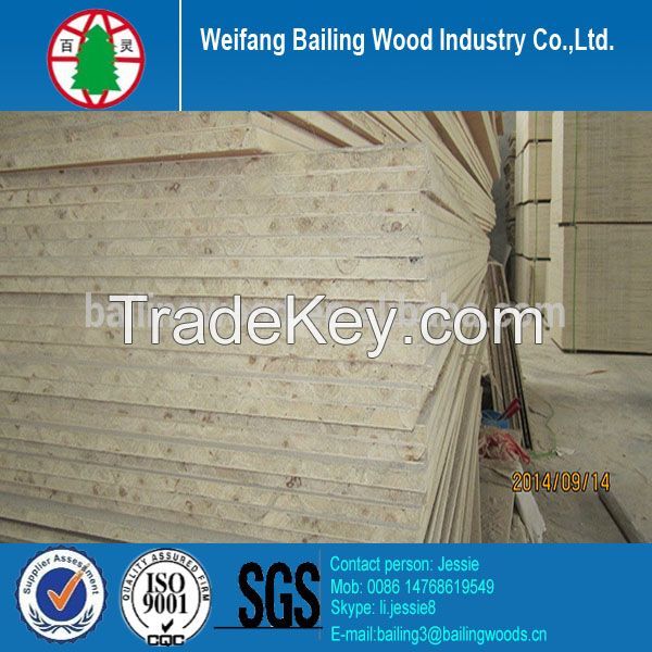 Good quality wood veneer block board, melamine block board
