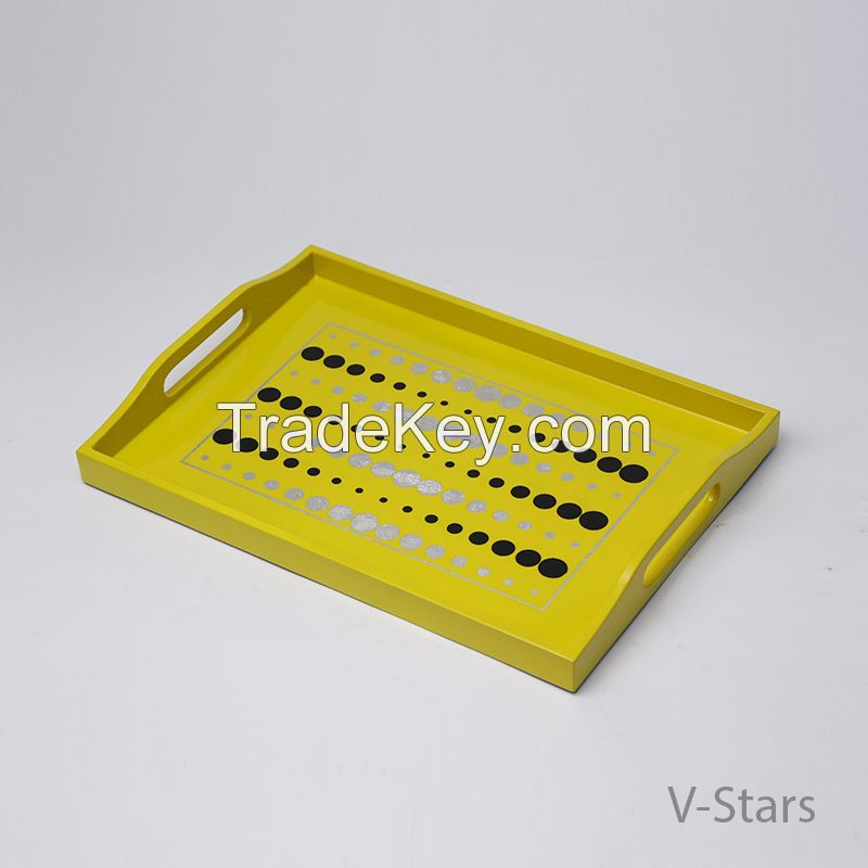 Rect lacquer tray 