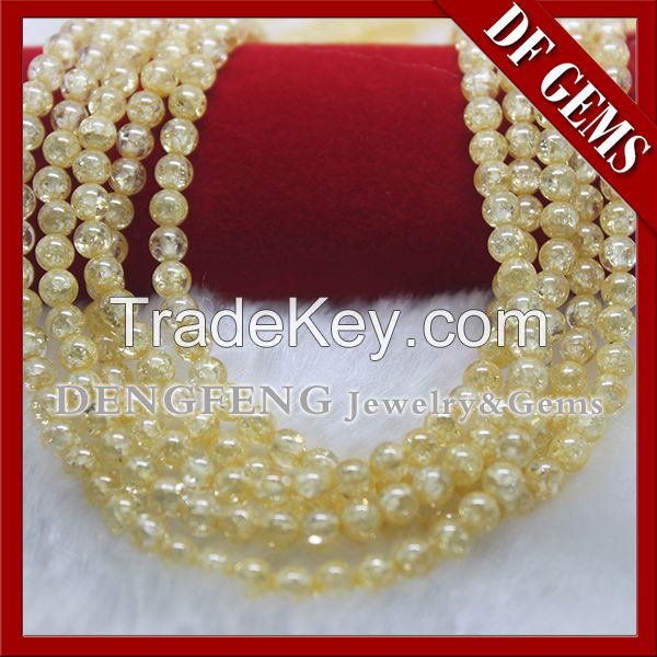 Hot sale new high quality ball cut different kinds of color  cz beads for bracelet