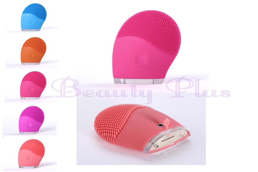 Waterproof Charge Electric Washing Machine Silicone Spa Facial Skin Care Brush/Cleanser Massage