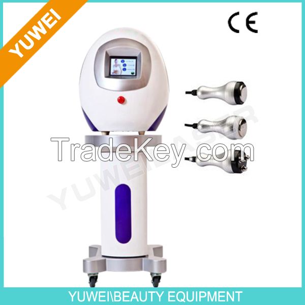 YUWEI New vacuum tripolar rf cavitation slimming machine