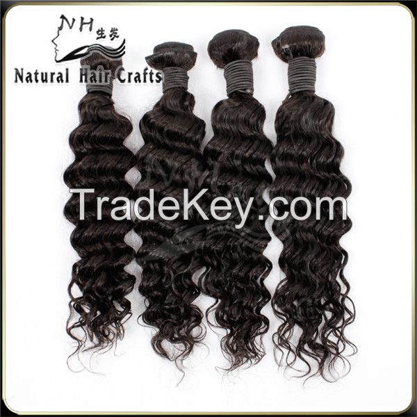 Wholesale popular with competitive price virgin human hair extension