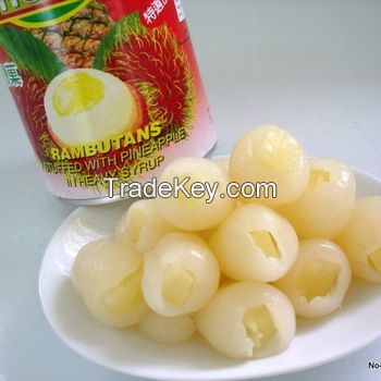 Canned rambutan / Syrup Fruit / Syrup rambutan / mamon chino	/