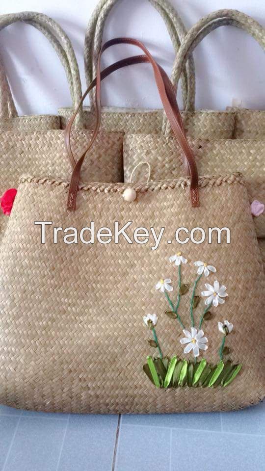 SHOPPING BAG - SEAGRASS BAG - NATURAL MATERIAL (Whatsapp +84 938880463)