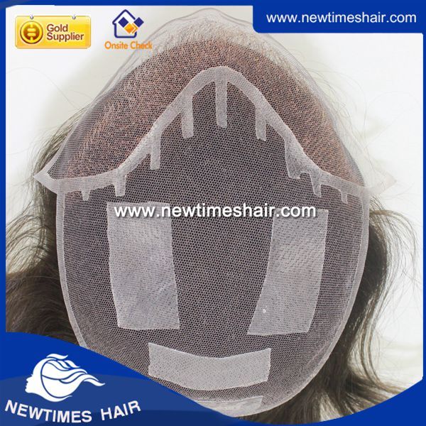 100% human hair lace base invisible hairline men's toupee 