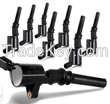 Ignition Coils for Ford 4.6L 5.4L V8 DG508 DG457 DG472 DG491 Complete Set of 8pcs Ford CROWN VICTORIA EXPEDITION F-150 F-250 MUSTANG LINCOLN MERCURY&More