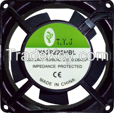 AC Fan (YA29225HBL) , UL AC Cooling Fan, 92x92x25mm, Made in China