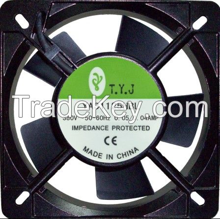 AC Fan (YA211025HBL), UL AC Cooling Fan, 110x110x25mm, Made in China
