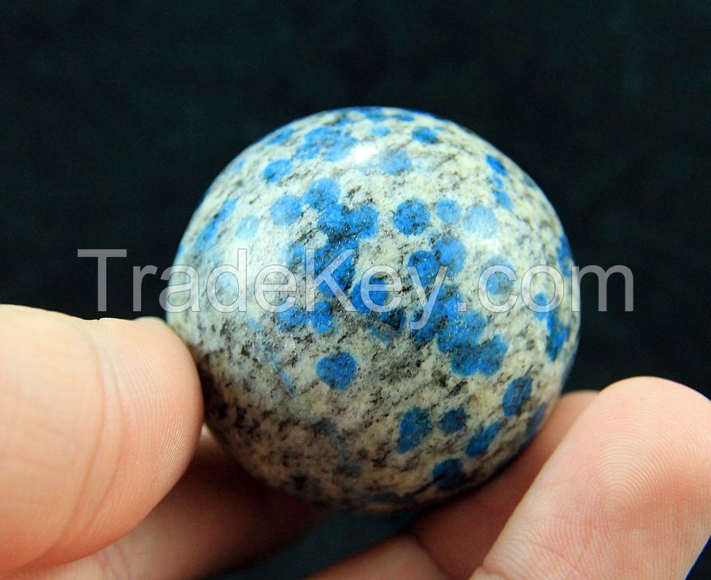 Wow 698 carats Ball of K2 nite Blue Aurite in Jasper From Pakistan