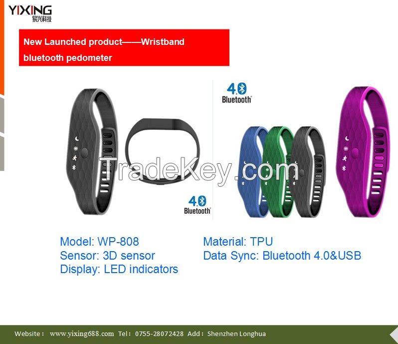 Fitness band activity tracker smart bluetooth pedometer wristband pedometer for sleep monitor