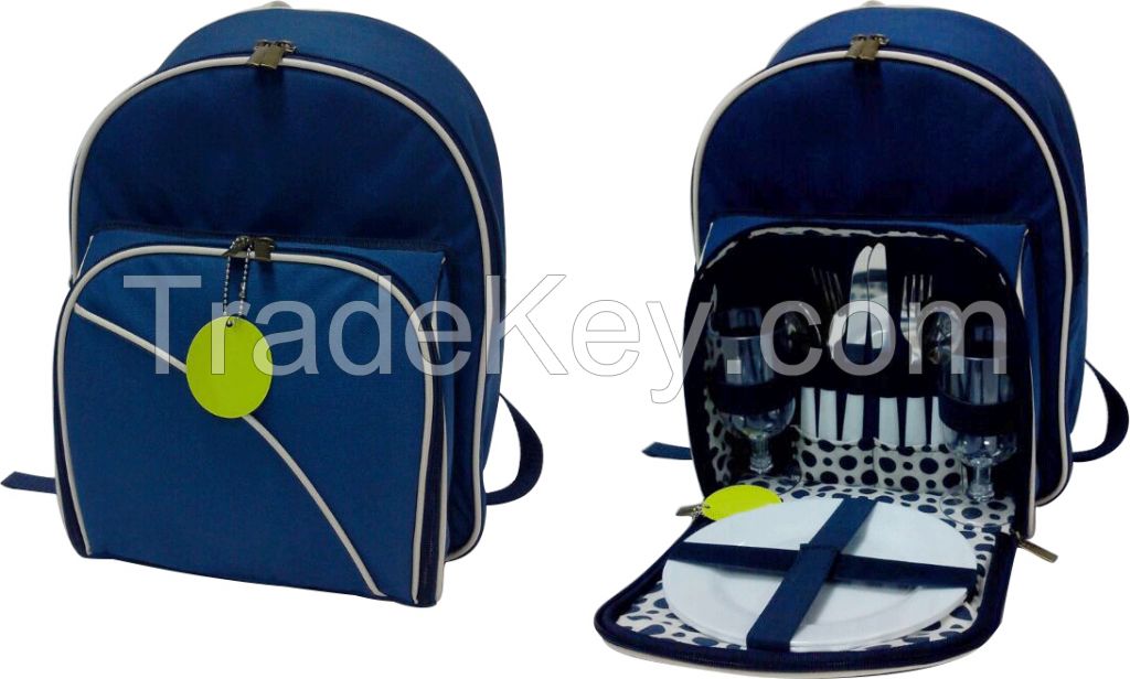 Big capacity stylish special Polyester picnic bag 2 person
