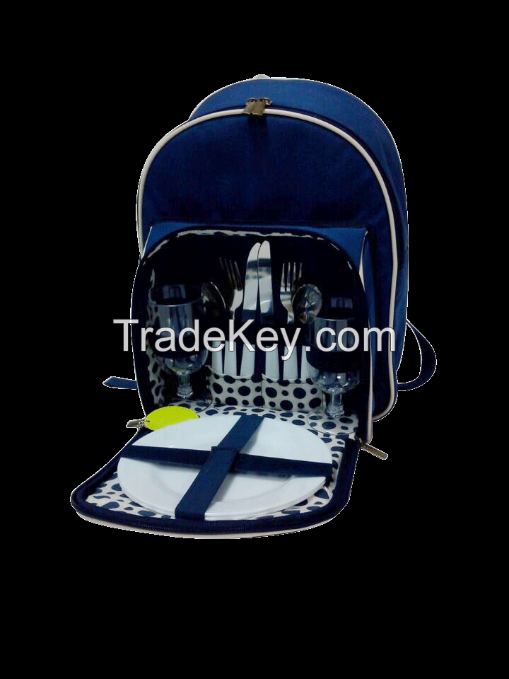 Big capacity stylish special Polyester picnic bag 2 person