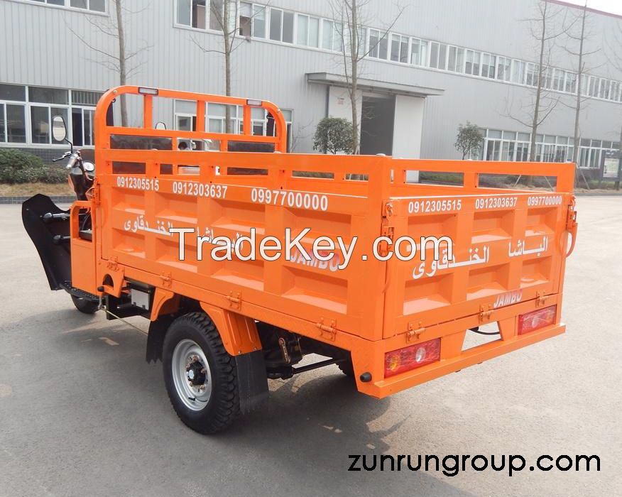 ZR200ZH-2P 200cc water cooled 2 passengers cross box heavy load motor cargo tricycle 1