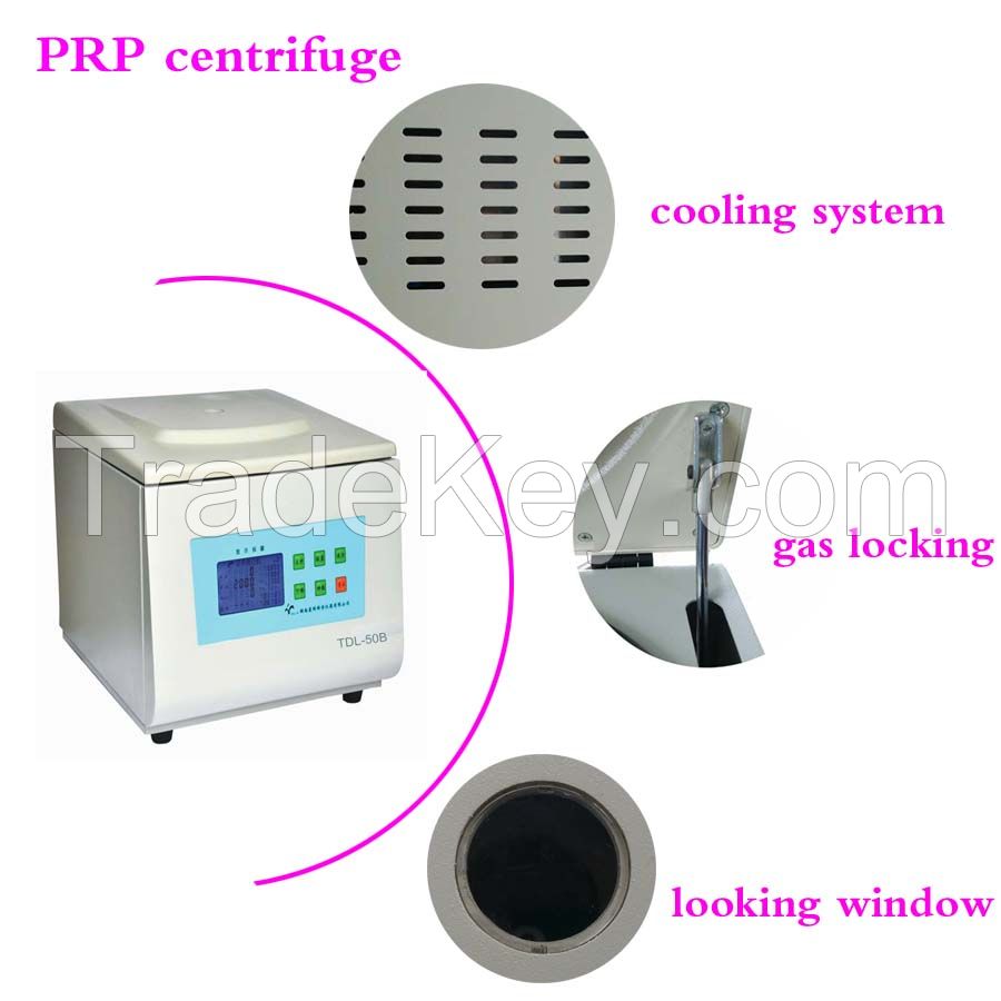 metal swing rotor low speed plasma rich platelet face beauty centrifuge