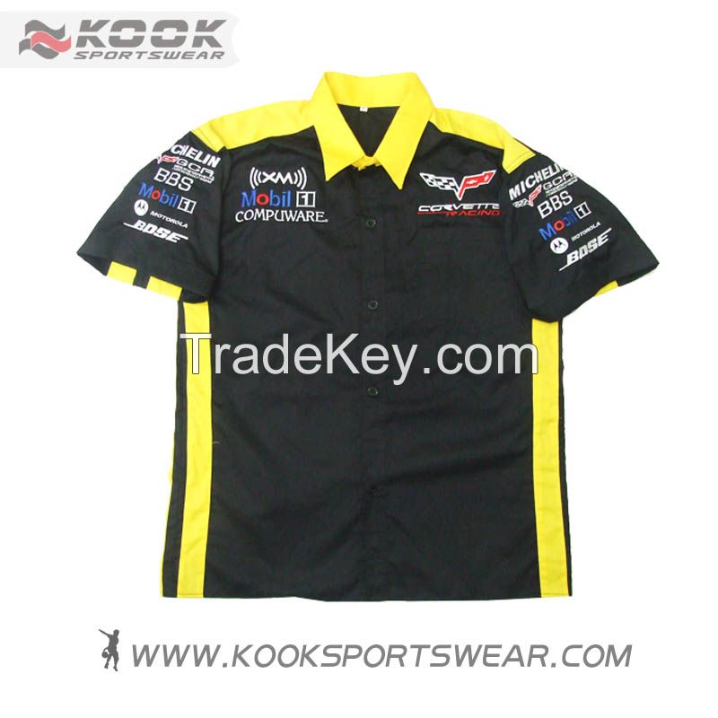 Dye Sublimation Custom Motor Racing Shirts Racing Shirts