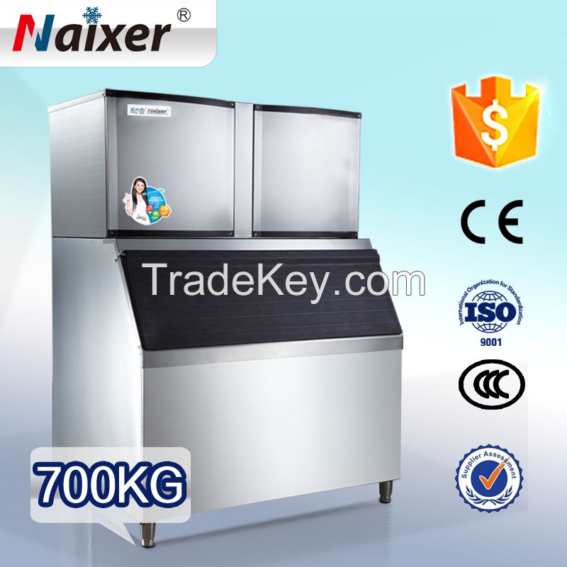 Naixer automatic commercial marine flake ice machine
