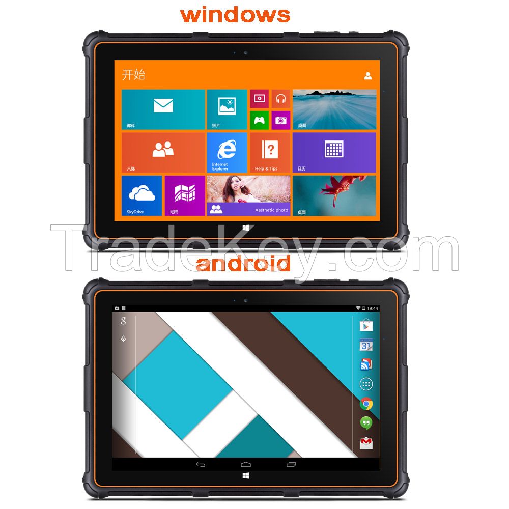 8 inch windows 10 barcode IP67 rugged tablet
