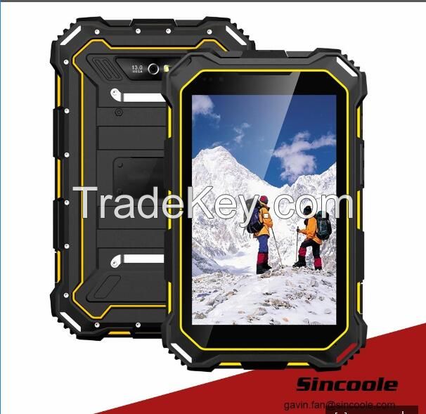 7 inch IP68 android 4.4 rugged tablet pcs