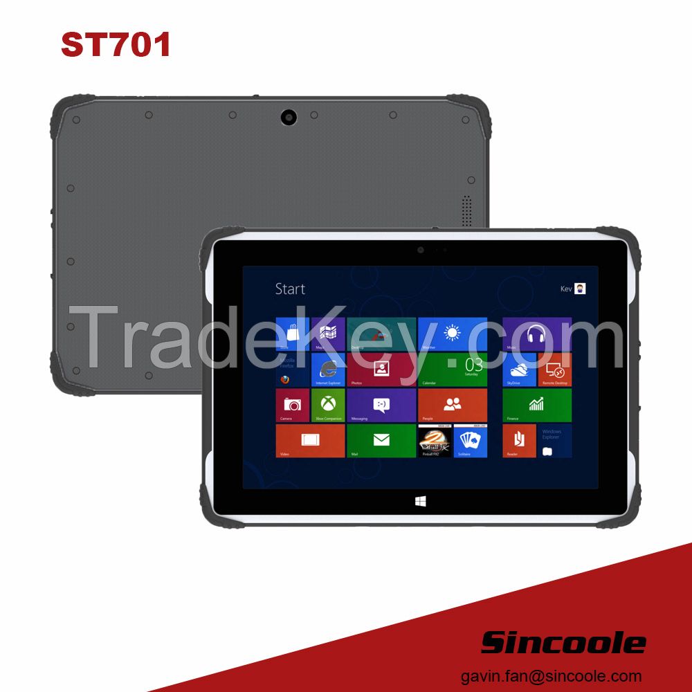 10.1 inch windows rugged tablet