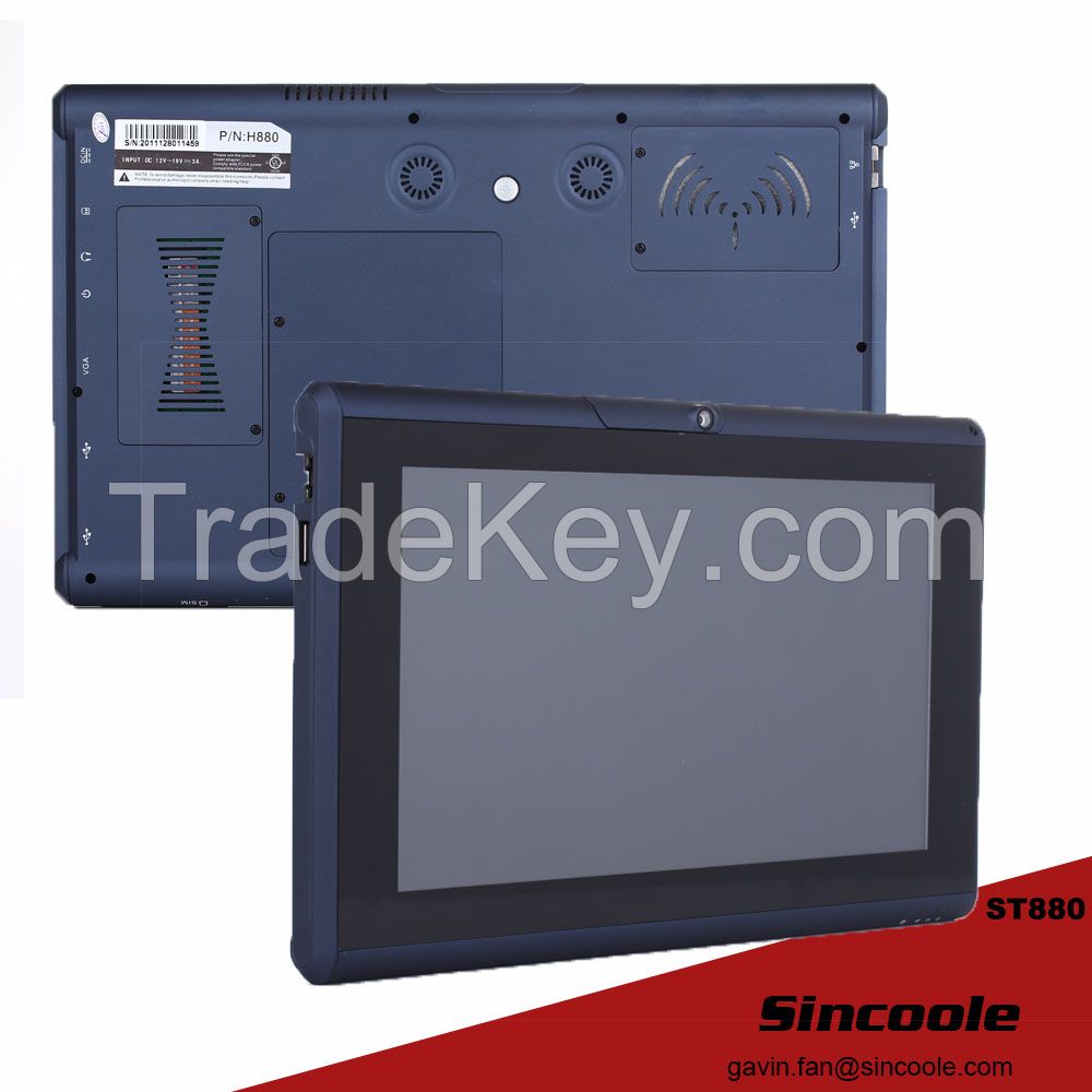 RJ45 ethernet port 10.1 inch windows 7 industrial tablet