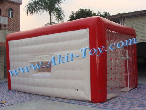 Red PVC inflatable meeting tent/ wedding tent