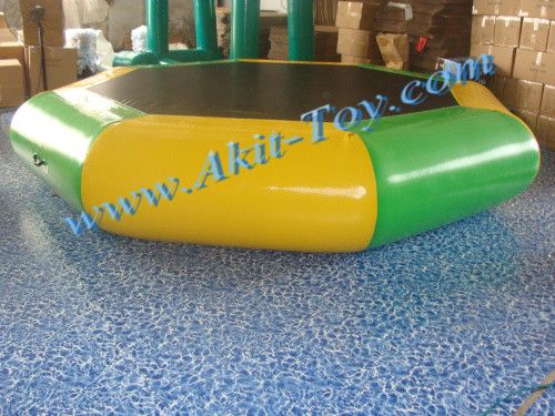 13ft inflatable water floating trampoline for party