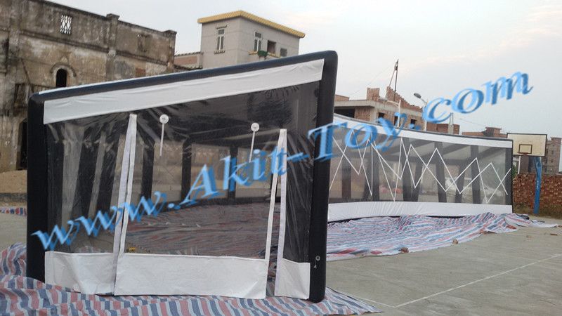 Large white inflatable wedding tent