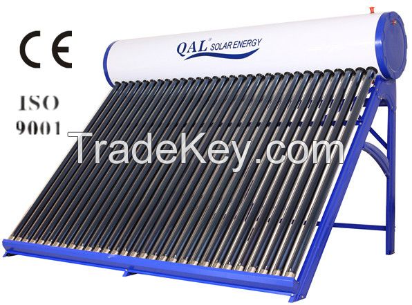 Qal unpressurized solar hot water heater solar system(300Liters)