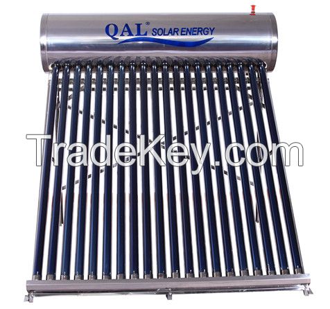Compact unpressurized solar hot water heater system (200L)