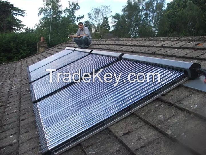 High pressurized split solar collector water heater