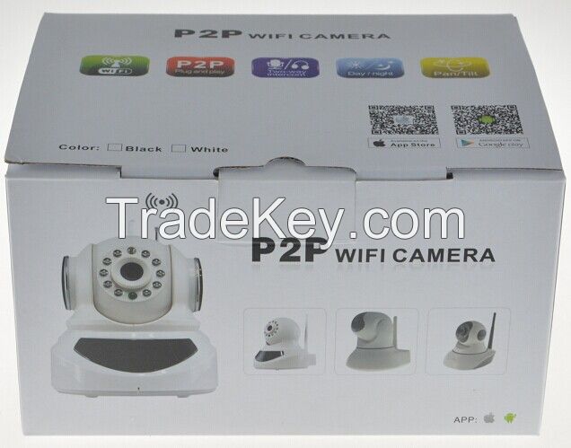 Wireless network camera, megapixel ip camera with double atenna, bette