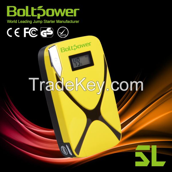 super mini hot Boltpower X5 400A booster yellow rechargeable car jump