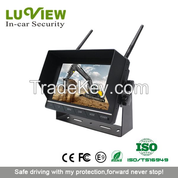 Digital 7 inch wireless reversing security camera system