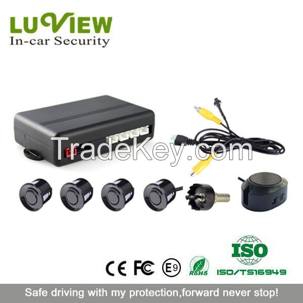 360 degree car surround parking sensors system with LED screen