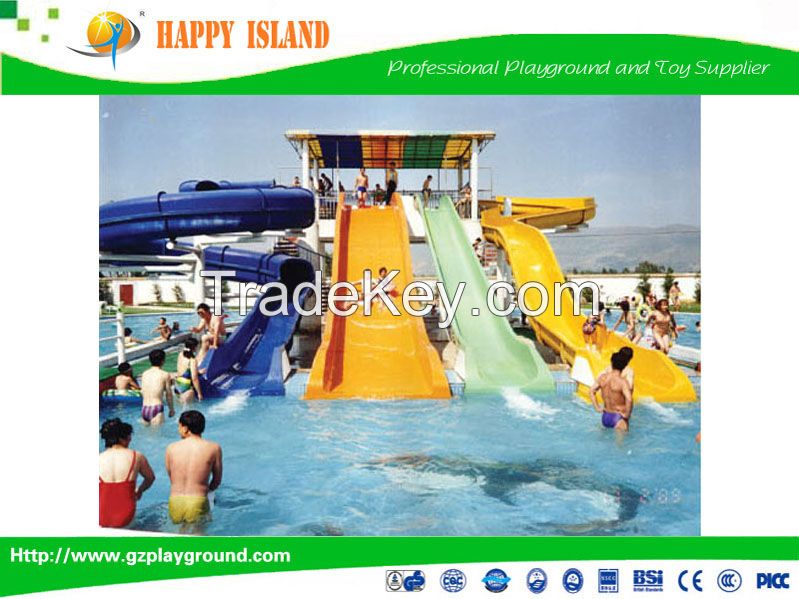 Entertainment Kids Water Park With Slide For Sale Water Park