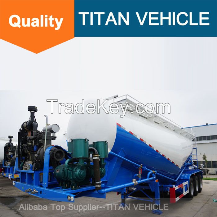 TITAN 30cbm Cement Bulker Tank Carrier Trailer