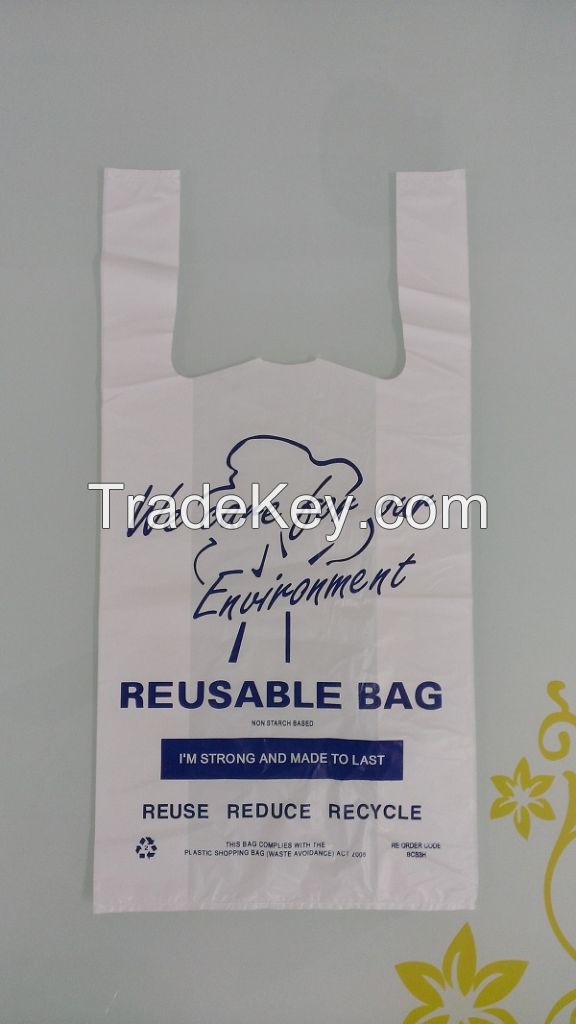 Self open plastic bag glue spot t-shirt plastic bag from vietnam