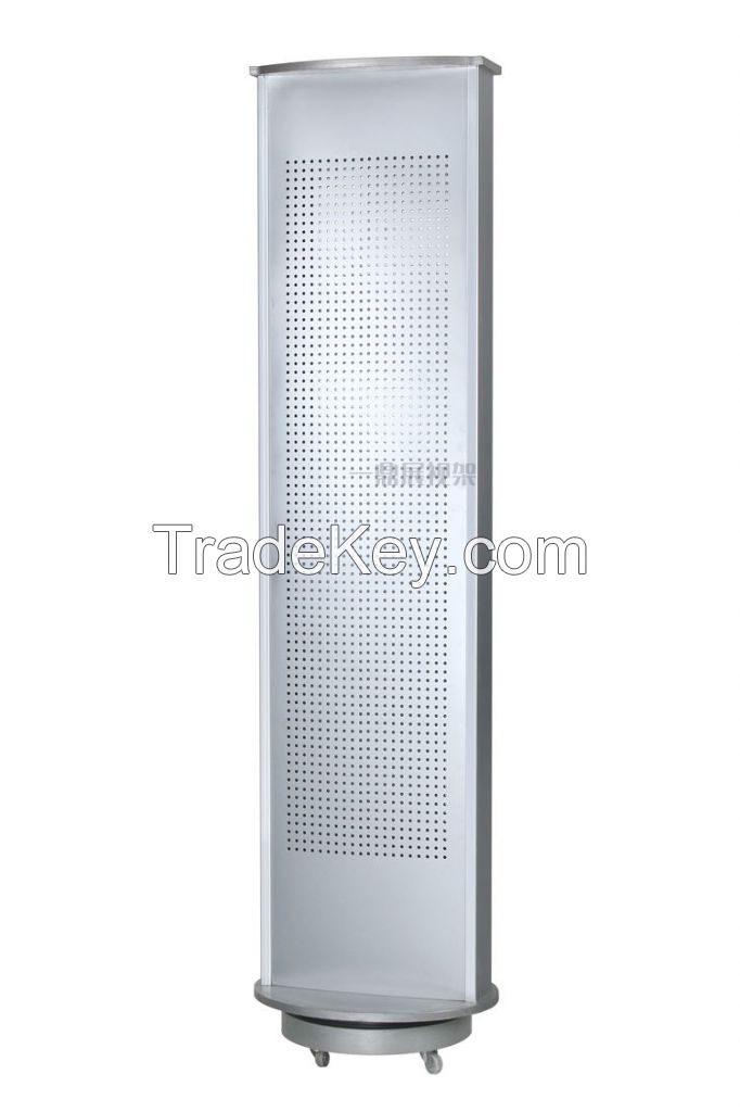 rotating aluminum trinket retail display rack (XB-136)