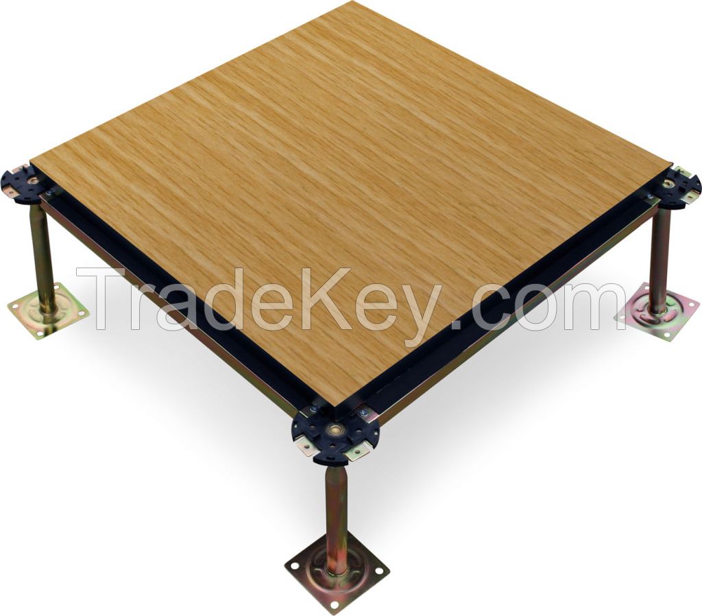 Wood Core Raised Floor with HPL,PVC,Granite tiles