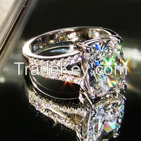 2015 Vintage Sterling Jewelry 3.85ct Excellent Engagement Ring For Wom