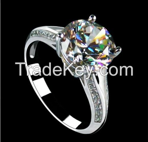 2015 Sale Fine Jewelry Sterling Jewelry Xmas 1ct 14k Plated Ring 925 B