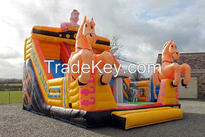 Factory direct inflatable slide, inflatable castle, inflatable bouncer