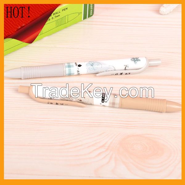 Promotional plastic advertising ball point pen with logo